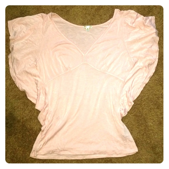 Studio Y Tops - Baby Pink Bat Wing Top Studio Y Tops - Baby Pink Bat Wing Top
